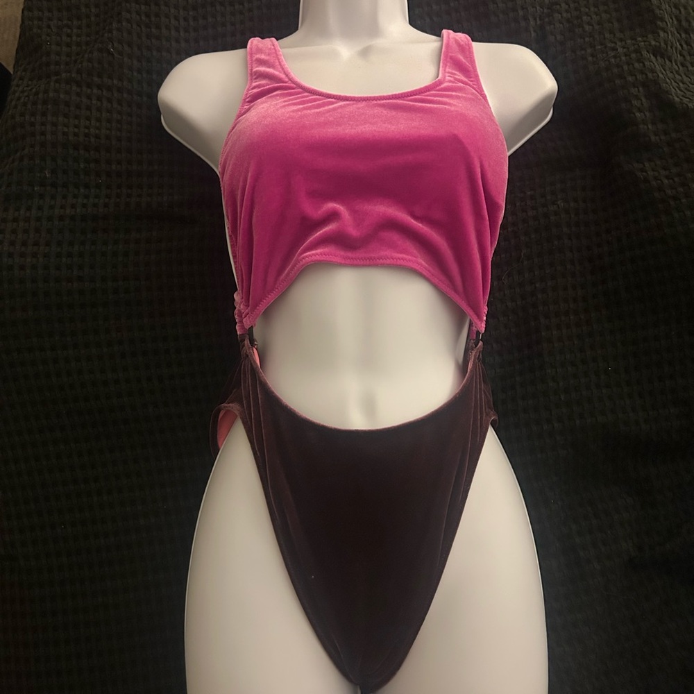 Victoria Secret Pink and purple bathing suit
